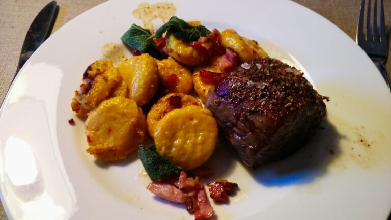 Kürbis-Salbei-Gnocchi