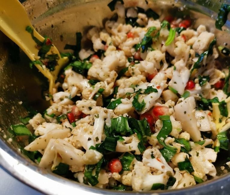 Gegrillter Blumenkohlsalat 14 Blumenkohlsalat