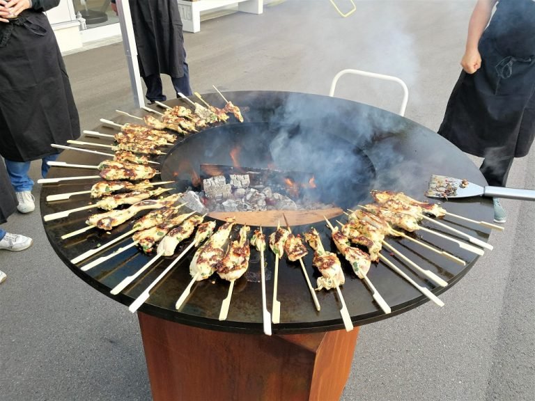 Honig-Limetten-Hähnchen-Spieße