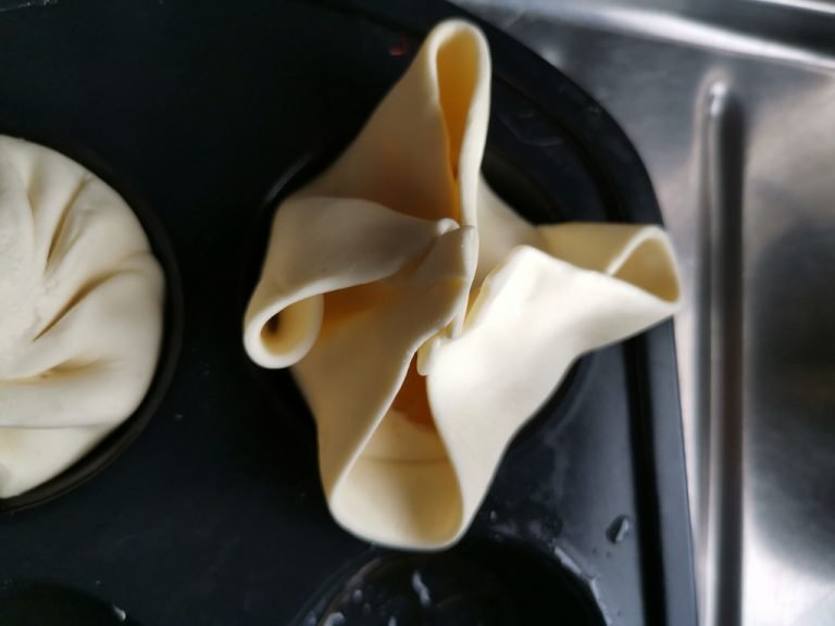 Blätterteig Käsekuchen Packerl 7