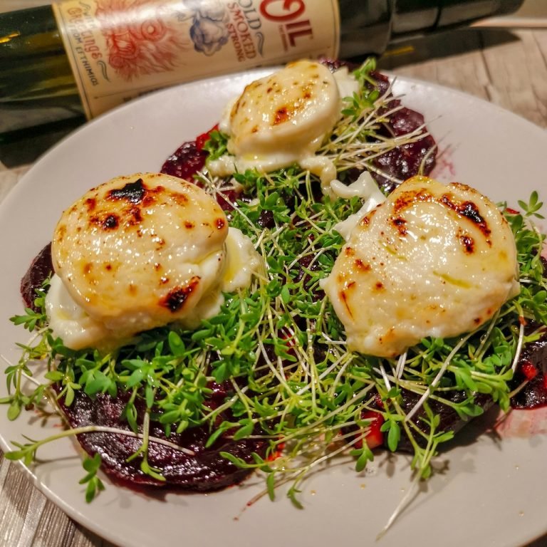 Ziegenkäse - Rote Beete Carpaccio 1 Ziegenkäse – Rote Beete Carpaccio