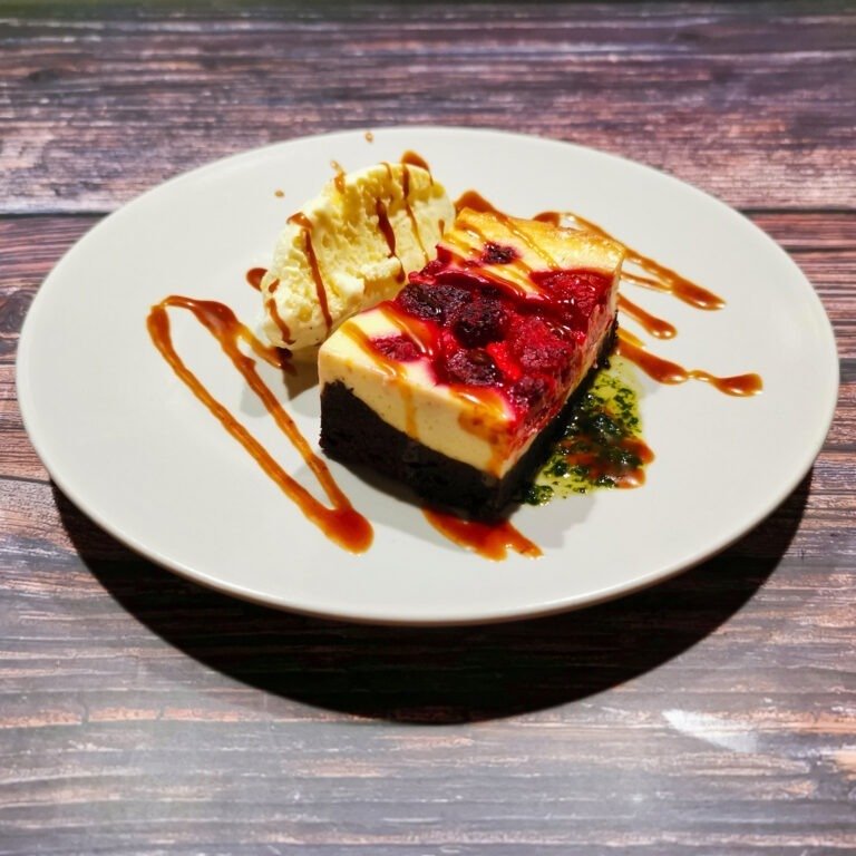 Himbeer Cheesecake Brownie