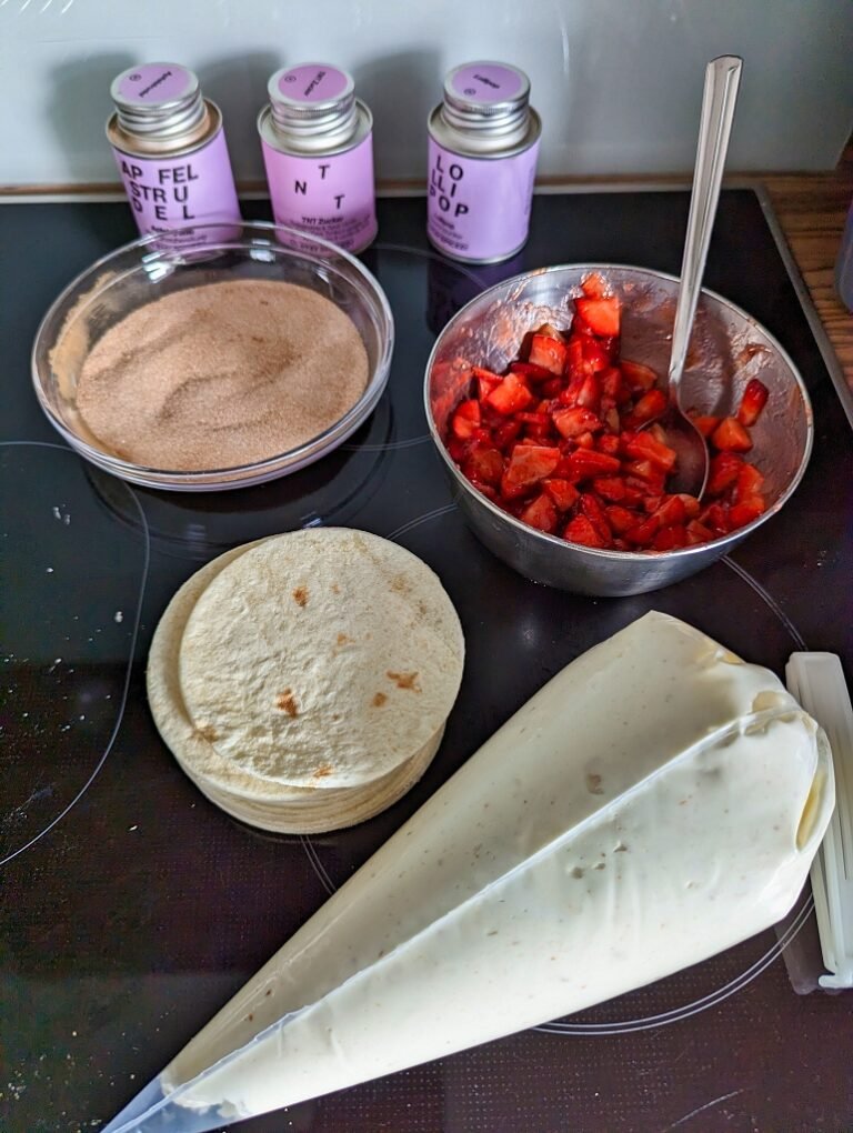 Erdbeer Cheesecake Tacos 9