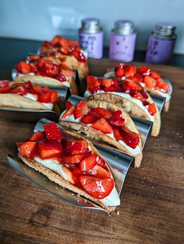 Erdbeer Cheesecake Tacos 1 Erdbeer Cheesecake Tacos