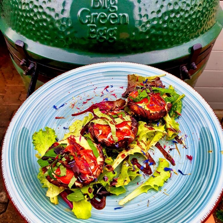 Gegrillte Champignons „Caprese Style“