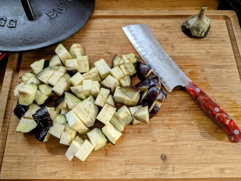 Smokey Black Auberginen Daal 15